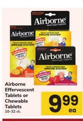ACME Airborne Effervescent Tablets or Chewable Tablets offer