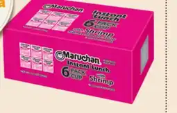 El Super MARUCHAN INSTANT LUNCH SOUPS offer