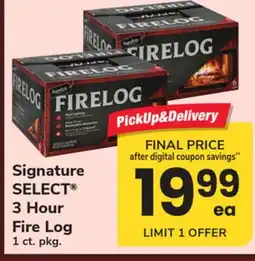 ACME Signature SELECT 3 Hour Fire Log offer