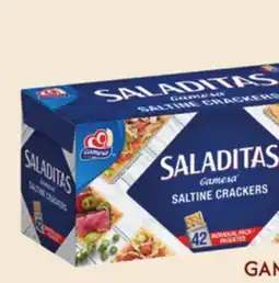 El Super GAMESA SALADITAS CRACKERS offer