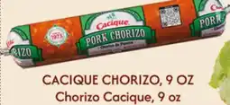 El Super CACIQUE CHORIZO offer