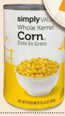 El Super Simply Value So Whole Kernel Canned Corn offer