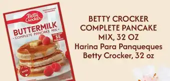 El Super BETTY CROCKER COMPLETE PANCAKE offer
