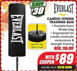Big 5 Everlast Cardio Fitness Training Bag offer