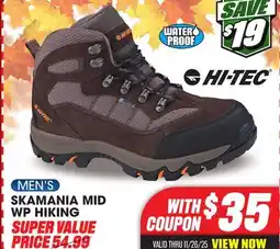 Big 5 Hi-Tec Skamania Mid Waterproof Men's Hiking Boots offer