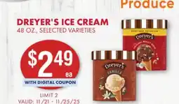Smart & Final DREYER'S ICE CREAM offer