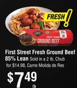 Smart & Final First Street Fresh Ground Beef offer