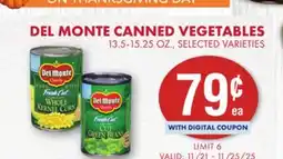 Smart & Final DEL MONTE CANNED VEGETABLES offer