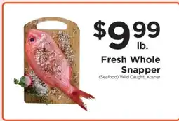 ShopRite Fresh Whole Snapper offer