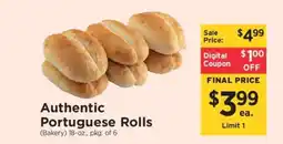 ShopRite Authentic Portuguese Rolls offer