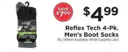 ShopRite Reflex Tech 4-Pk. Men's Boot Socks offer