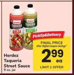 Safeway Herdez Taqueria Street Sauce offer