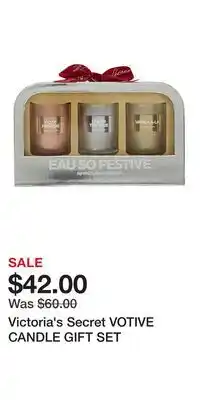 Victoria's Secret Victoria's Secret VOTIVE CANDLE GIFT SET offer