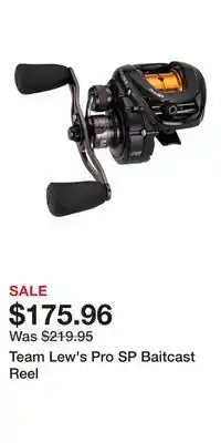 Cabela's Team Lew's Pro SP Baitcast Reel offer