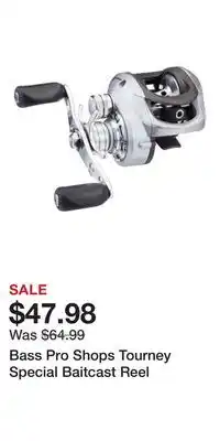 Cabela's Bass Pro Shops Tourney Special Baitcast Reel offer