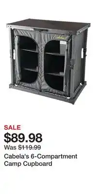 Cabela's Cabela's 6-Compartment Camp Cupboard offer