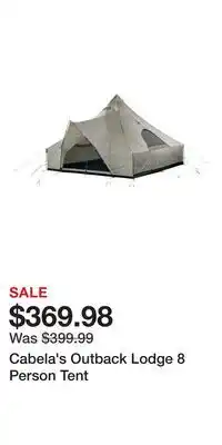 Cabela's Cabela's Outback Lodge 8 Person Tent offer