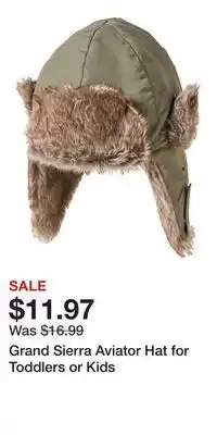Cabela's Grand Sierra Aviator Hat for Toddlers or Kids offer