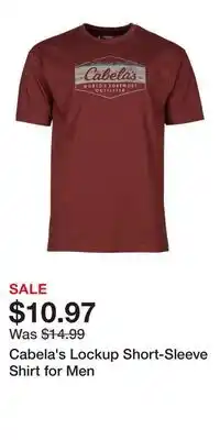 Cabela's Cabela's Lockup Short-Sleeve Shirt for Men offer