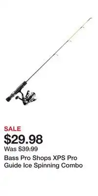 Cabela's Bass Pro Shops XPS Pro Guide Ice Spinning Combo offer