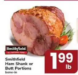 Safeway Smithfield Ham Shank or Butt Portions offer