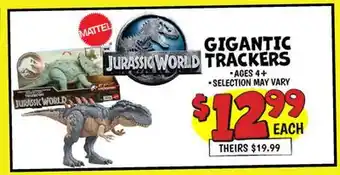 Ollie's GIGANTIC TRACKERS offer