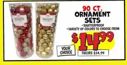 Ollie's 90 ст. ORNAMENT DECORATIVE-SETS offer