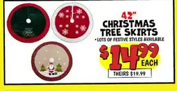 Ollie's 42 CHRISTMAS TREE SKIRTS offer