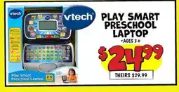 Ollie's PLAY SMART PRESCHOOL LAPTOP offer