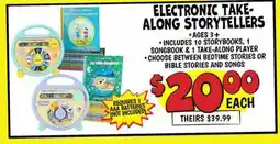 Ollie's ELECTRONIC TAKE-ALONG STORYTELLERS offer
