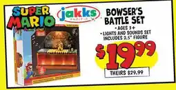 Ollie's BOWSER'S MARIO BATTLE SET offer