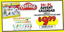 Ollie's 24+ PC. 24 Play-Doh ADVENT offer