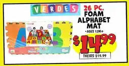 Ollie's 26 PC. FOAM ALPHABET MAT offer