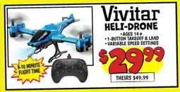 Ollie's Vivitar HELI-DRONE offer