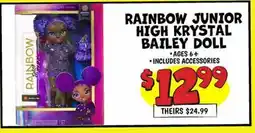 Ollie's RAINBOW JUNIOR HIGH KRYSTAL BAILEY DOLL offer
