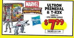Ollie's MARVEL ULTRON PRIMEVAL E T-R3X offer