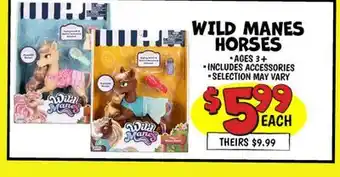 Ollie's WILD MANES HORSES offer