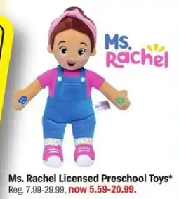 Meijer Ms. Rachel Licensed Preschool Toys offer