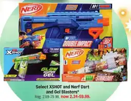 Meijer Select XSHOT and Nerf Dart and Gel Blasters offer
