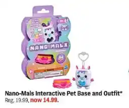 Meijer Nano-Mals Interactive Pet Base and Outfit offer