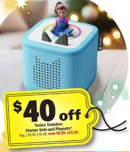 Meijer Tonies Toniebox Starter Sets and Playsets offer