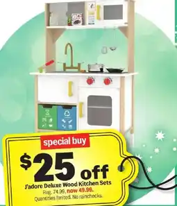 Meijer J'adore Deluxe Wood Kitchen Sets offer
