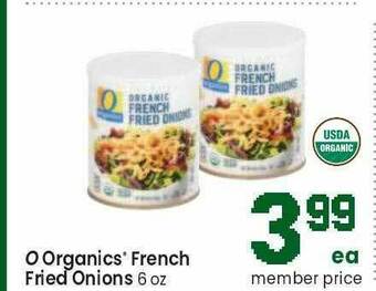Safeway O Organics French Fried Onions offer