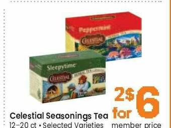 Safeway Celestial Seasonings Tea offer