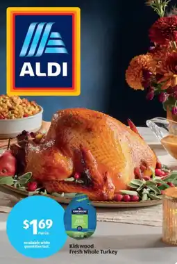 Aldi Kirkwood Fresh Whole Turkey offer