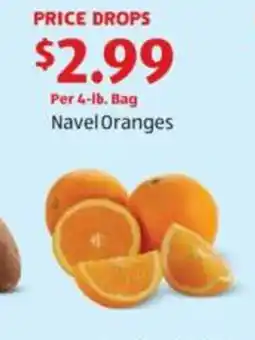 Aldi Navel Oranges offer