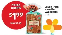 Aldi L'oven Fresh Hawaiian Sweet Rolls offer