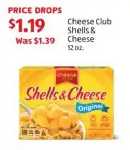 Aldi Cheese Club Shells & Cheese offer