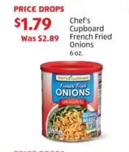 Aldi Chef's Cupboard French Fried Onions offer