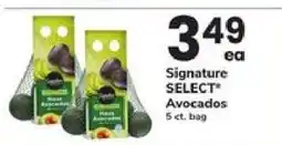 Safeway Signature Select Avocados offer
